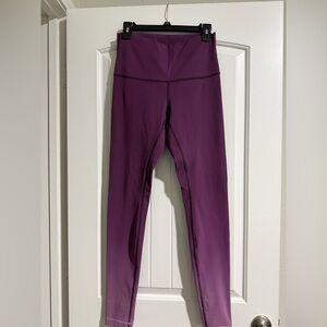 Lululemon Wunder Under High-Rise Purple Ombre Legging